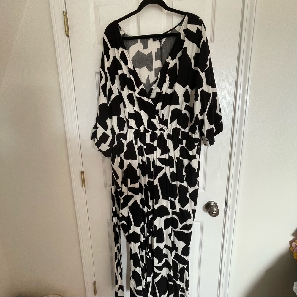 ELOQUII NWOT Geometric print jumpsuit